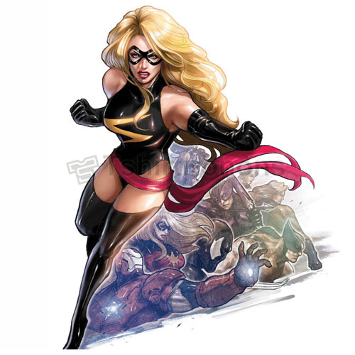 Ms.Marvel T-shirts Iron On Transfers N6498 - Click Image to Close